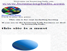 Tablet Screenshot of bouncingballs.com